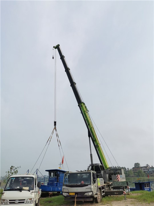 宁蒗桥梁建设吊装案例